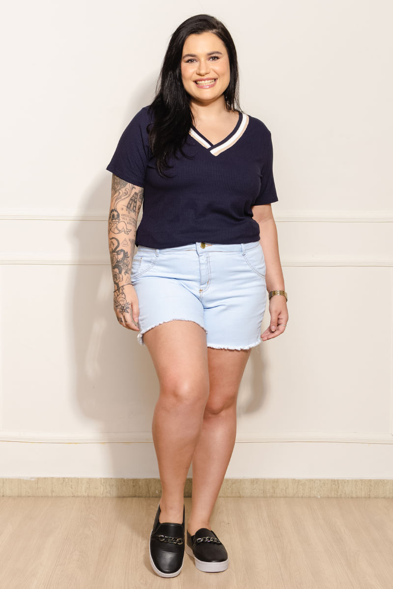 Shorts-Femino-Plus-Size-Sarja---Azul