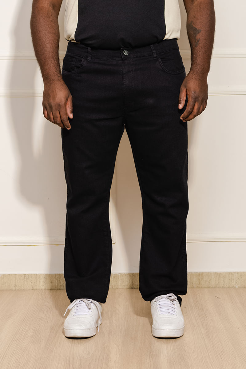Calca-Jeans-Masculina-Plus-Size---Preto