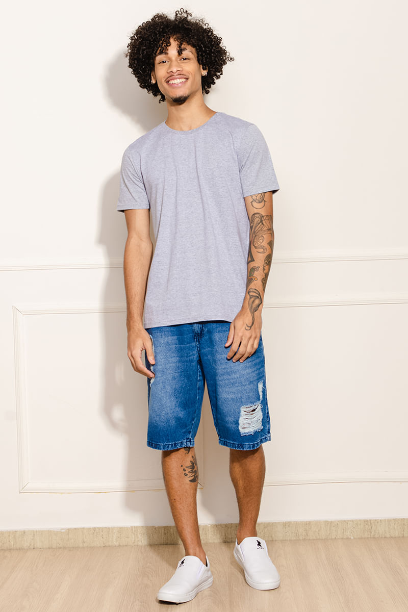 Camiseta-Masculina-Basica---Cinza