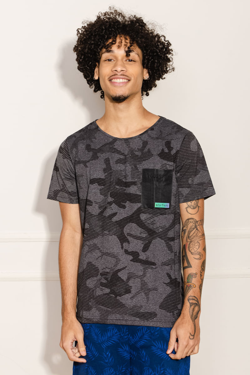 Camiseta-Masculina-Estampa-Militar
