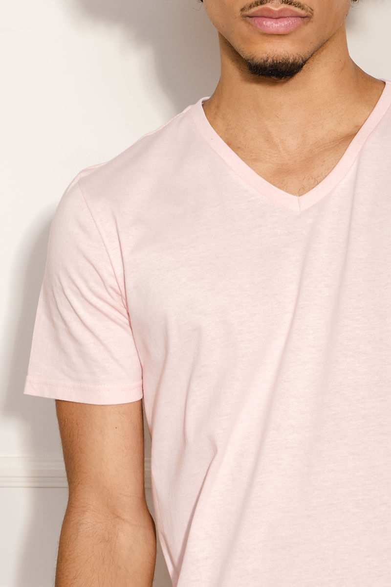 Camiseta-Masculina-Gola-V---Rosa