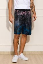 Bermuda-Masculina-Tactel-Folhagens