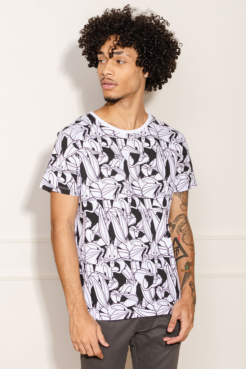 Camiseta-Masculina-Pernalonga
