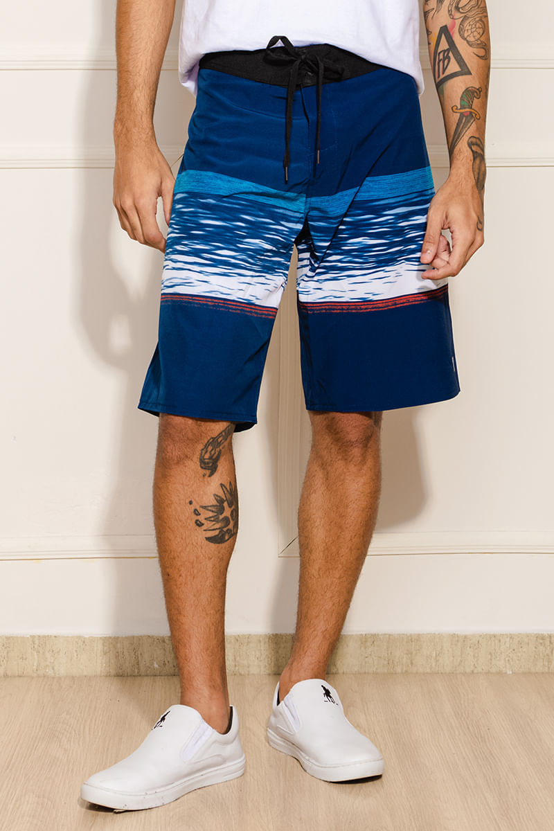 Bermuda-Masculina-Tactel---Azul