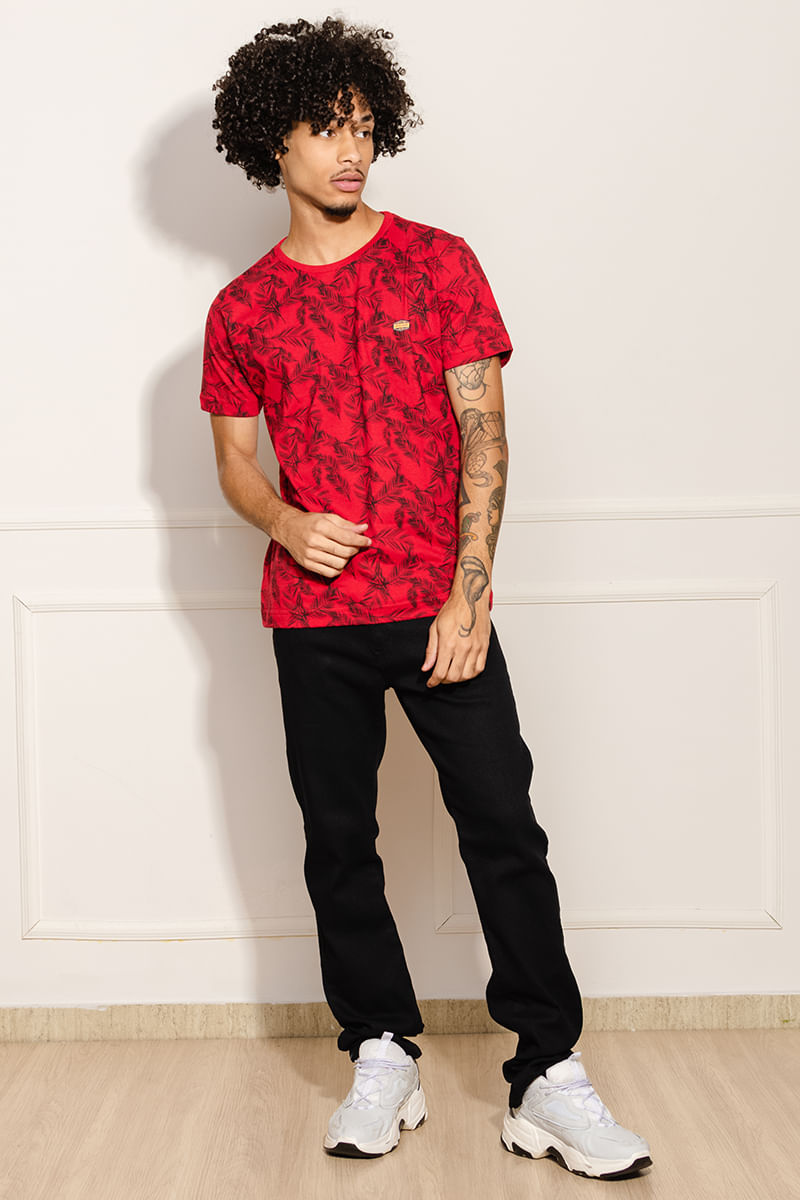 Camiseta-Masculina-Estampa-Folhagens