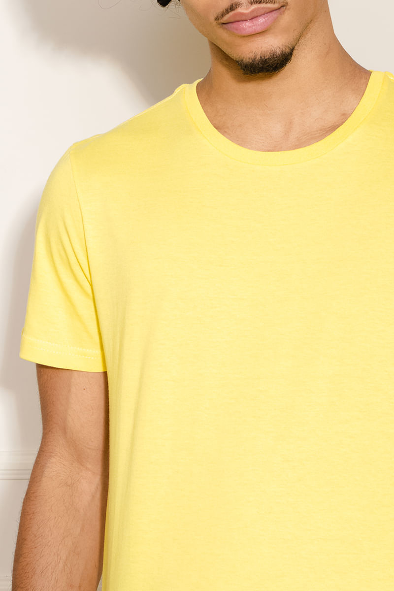 Camiseta-Masculina-Basica---Amarelo
