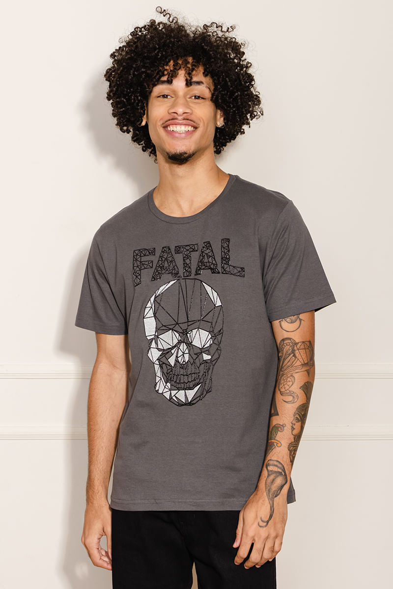 Camiseta-Masculina-Caveira