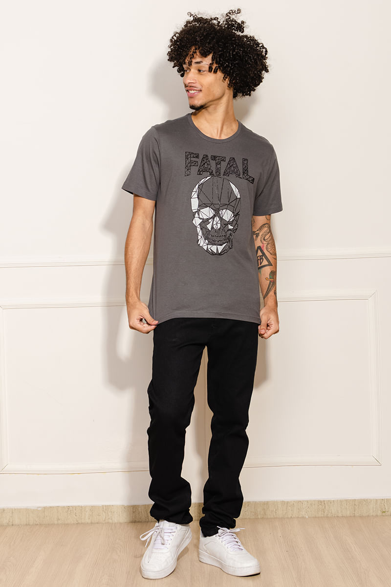 Camiseta-Masculina-Caveira
