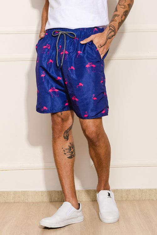 Bermuda Masculina Flamingos