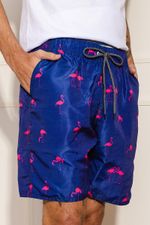 Bermuda-Masculina-Tactel-Flamingos---Azul