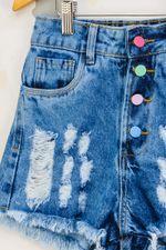 Shorts-Juvenil-Feminino-Botoes-Coloridos---Azul