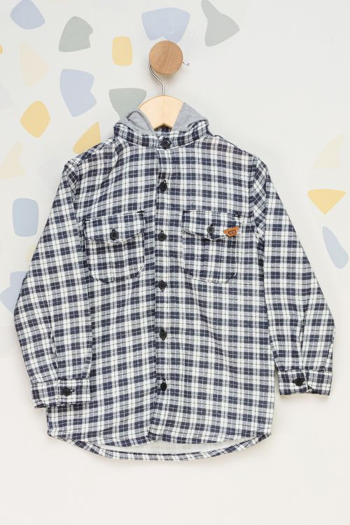 Camisa Infantil Masculina Xadrez