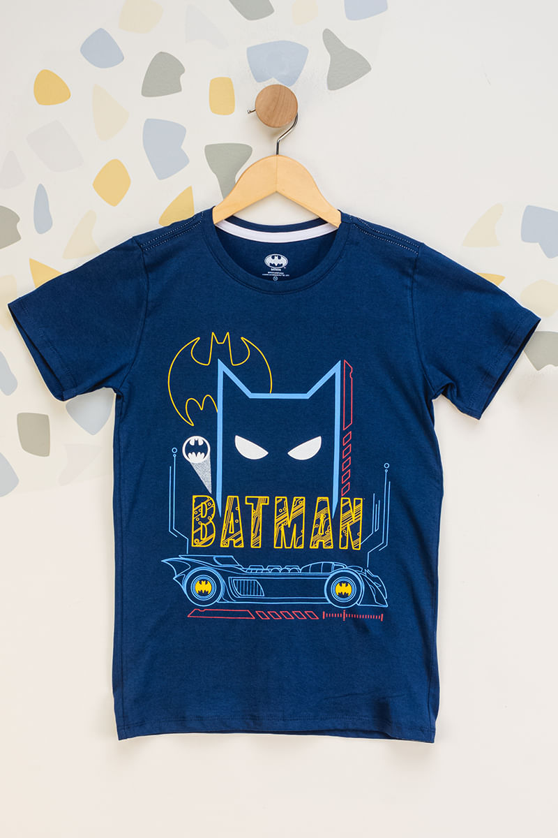 Camiseta-Juvenil-Masculina-Batman---Azul