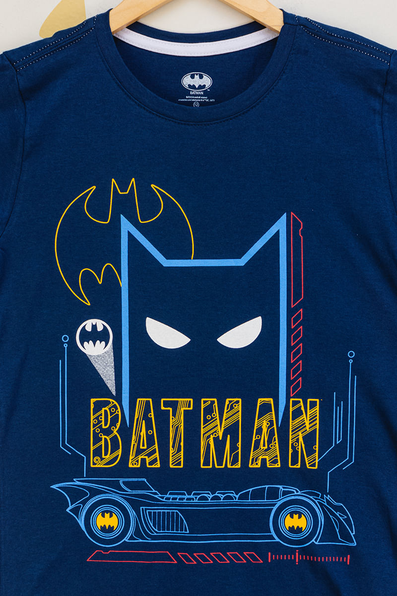 Camiseta-Juvenil-Masculina-Batman---Azul