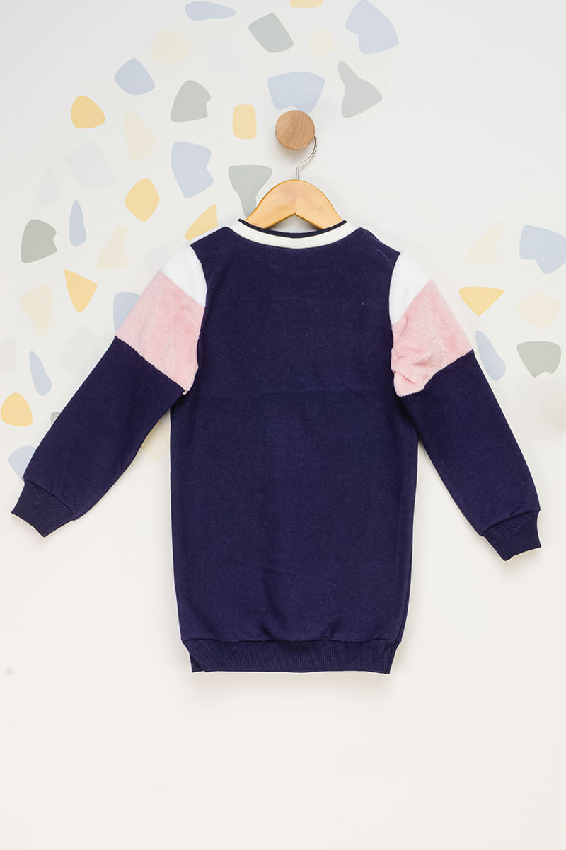 Vestido-Infantil-Moletom-Emoji-Lover