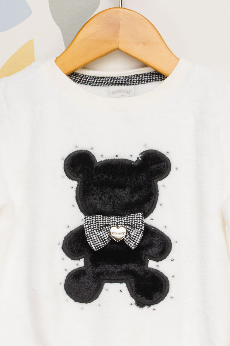 Conjunto-Infantil-Feminino-Urso-com-Pelinho---Branco