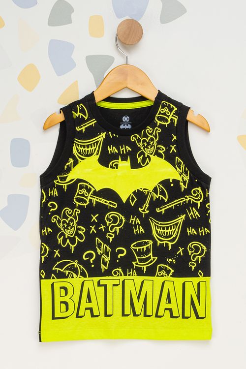 Regata Algodão Batman Infantil