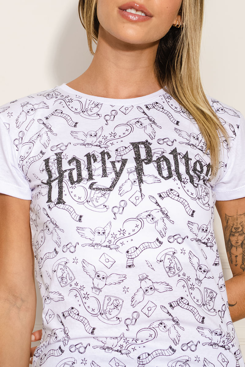 Camiseta-Feminina-Harry-Potter---Branco