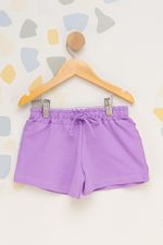 Shorts-Moletom-Infantil-Feminino---Lilas