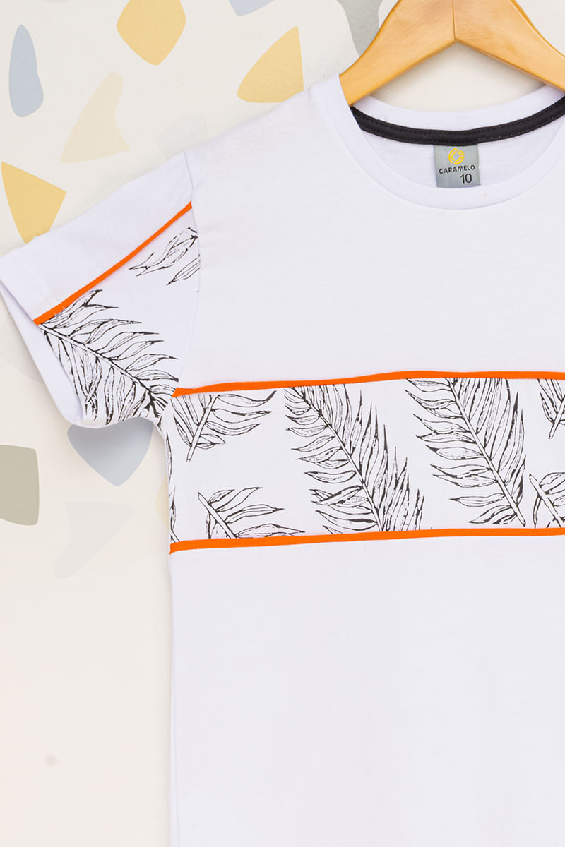 Camiseta-Juvenil-Masculina-Recorte-Folhagens