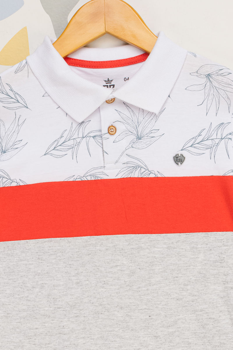 Camisa-Polo-Infantil-Folhagens