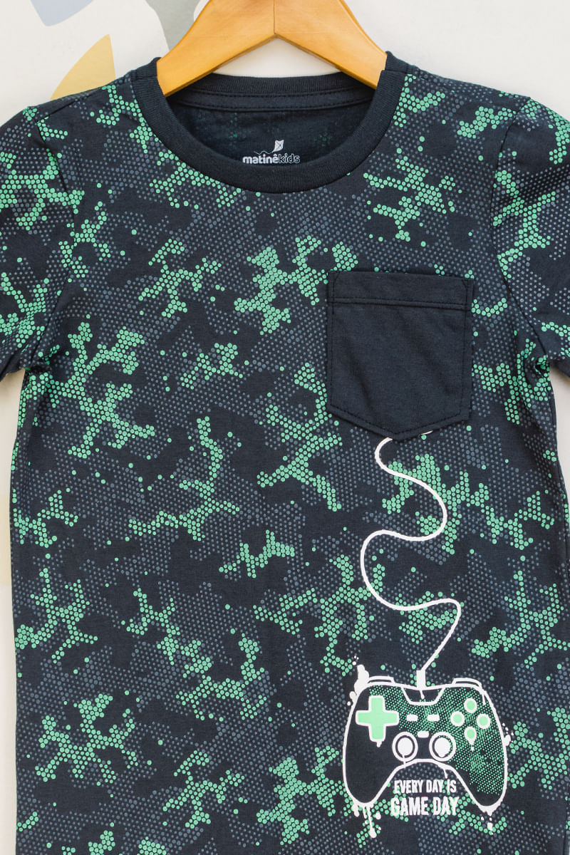 Camiseta-Infantil-Masculina-Video-Game--Azul