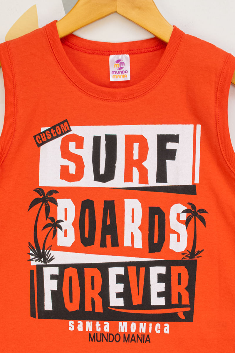 Regata-Infantil-Masculina-Surf-Boards-Forever---Laranja