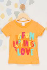 Blusa-Infantil-Feminina-Fun-Happiness-Love---Laranja