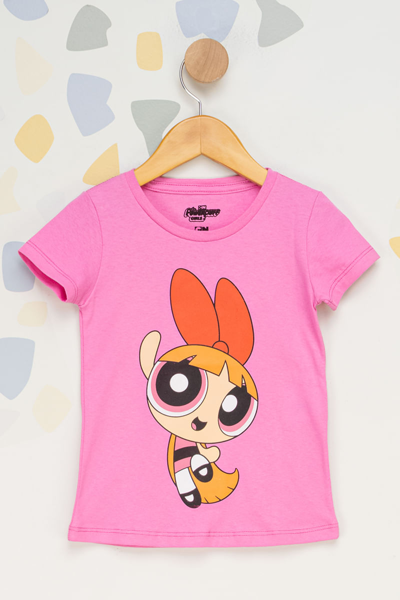 Camiseta-Infantil-Feminina-Florzinha---Rosa