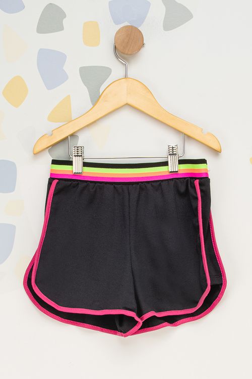 Shorts Elástico Neon Juvenil