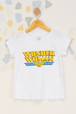 Camiseta-Juvenil-Feminina--Mulher-Maravilha---Branco