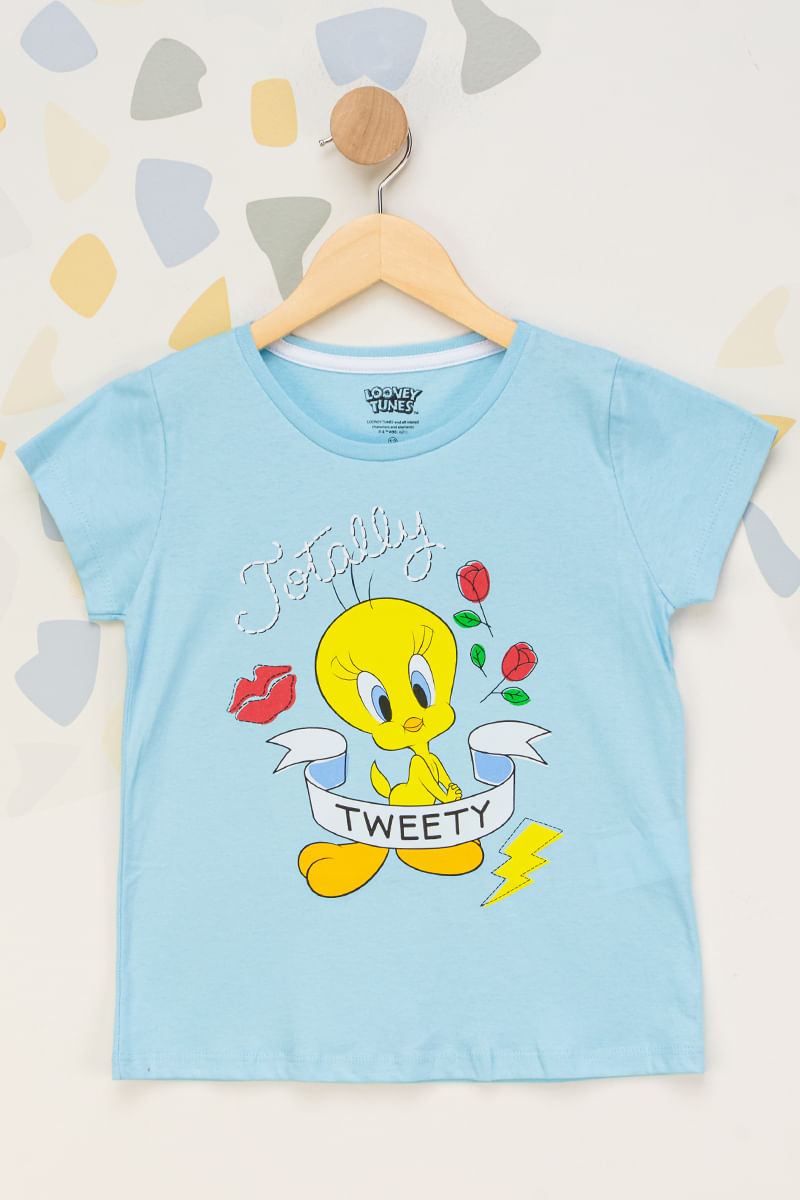 Camiseta-Juvenil-Feminina-Piu-Piu---Azul