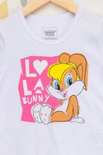 Camiseta-Infantil-Feminina-Lola-Bunny---Branco