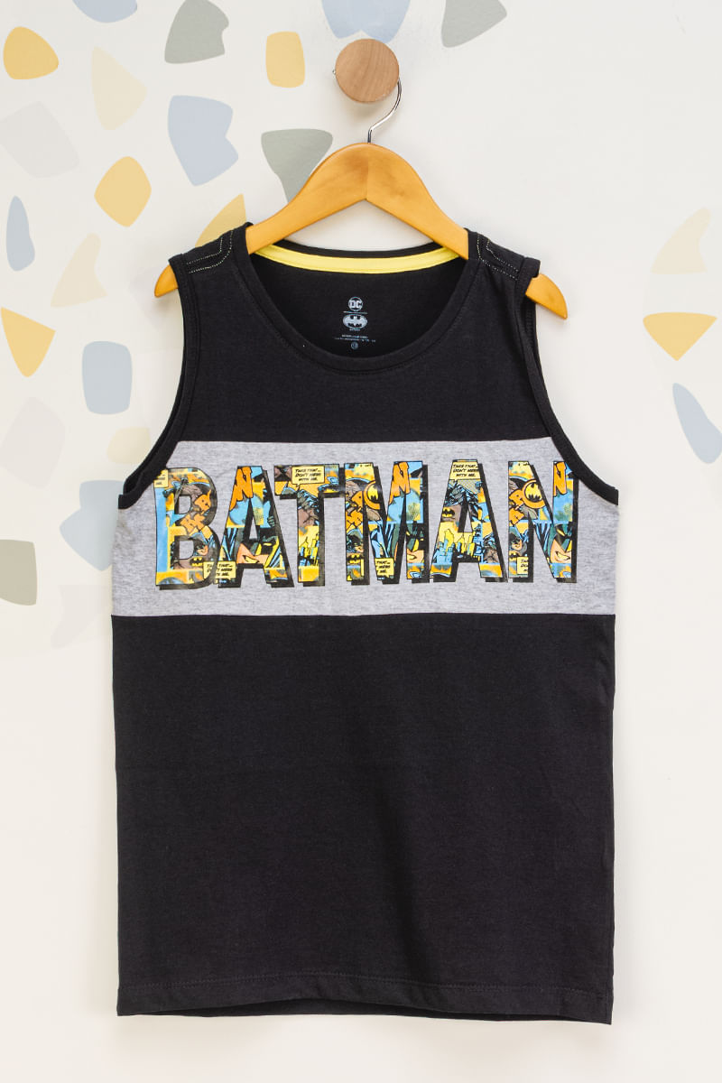 Camiseta-Juvenil-Masculina-Batman---Preto