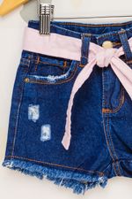 Shorts-Infantil-Feminino-Jeans-Cinto