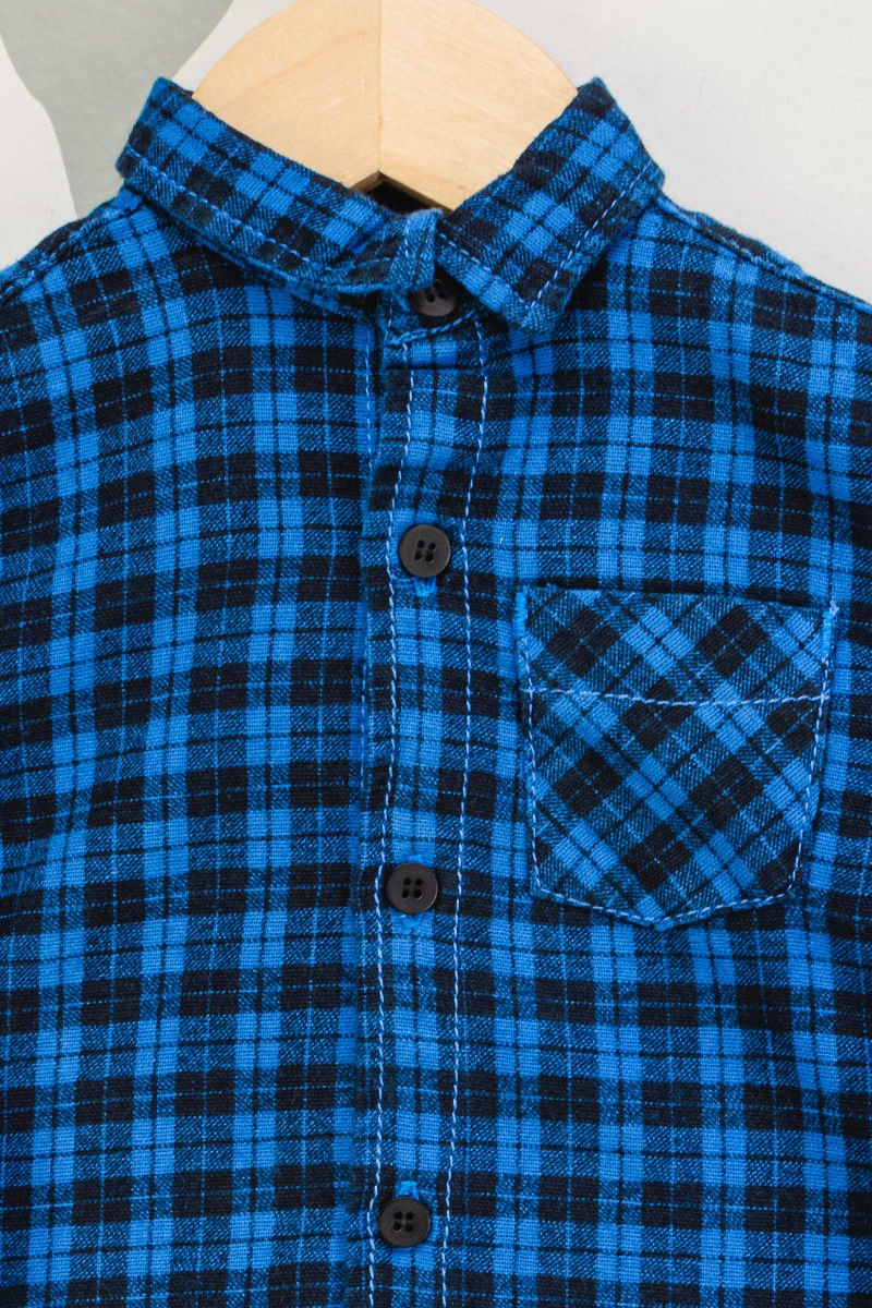 Camisa-Infantil-Masculina-Xadrez----Azul
