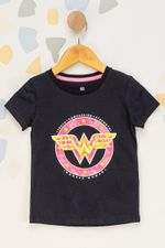 Camiseta-Infantil-Feminina-WW---Preto