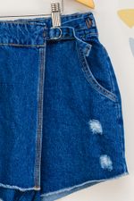 Shorts--Saia--Jeans-Juvenil-Feminina---Azul-