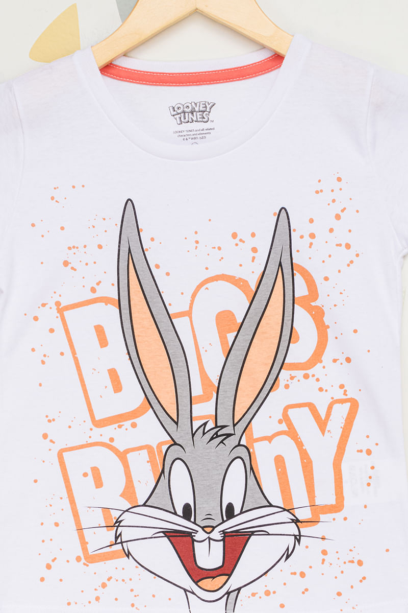 Camiseta-Infantil-Masculino-Pernalonga---Branco