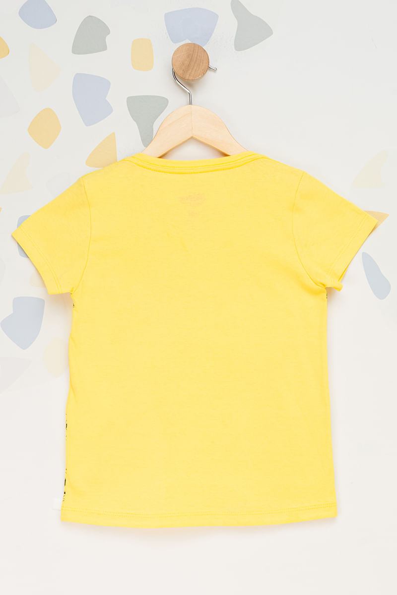 Camiseta-Infantil-Feminina-Super-Poderosas---Amarelo