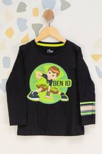 Camiseta-Infantil-Ben-10---Preto