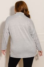 Blusa-Feminina-Tricot-Gola-Alta---Cinza