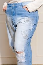 Calca-Feminina-Plus-Size-Jeans-Borboletas---Azul