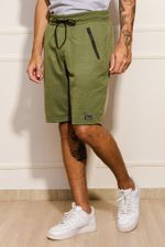 Bermuda-Masculina-Moletom-Bolso-com-Ziper---Verde-