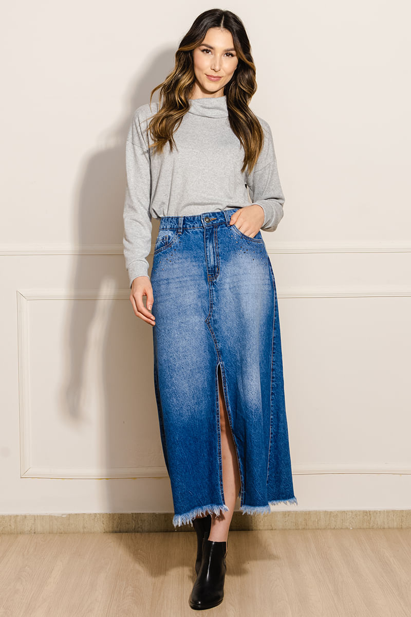Saia-Jeans-Midi-Fenda-Brilho---Azul