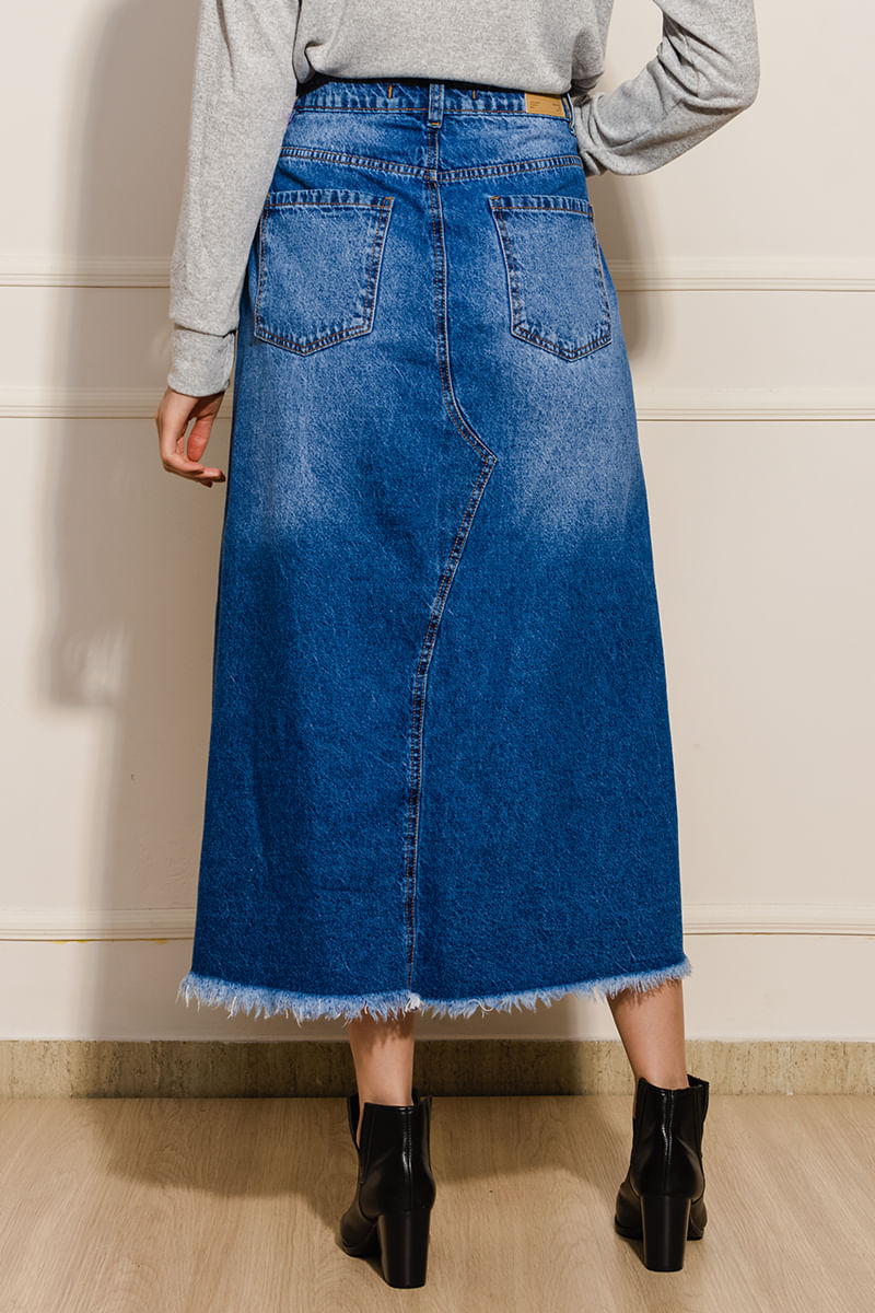 Saia-Jeans-Midi-Fenda-Brilho---Azul