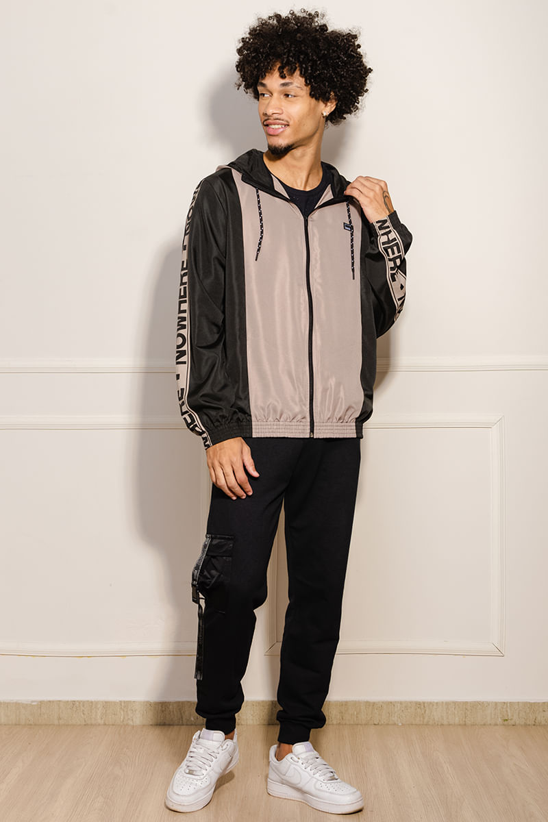 Jaqueta-Masculina-Corta-Vento---Bege