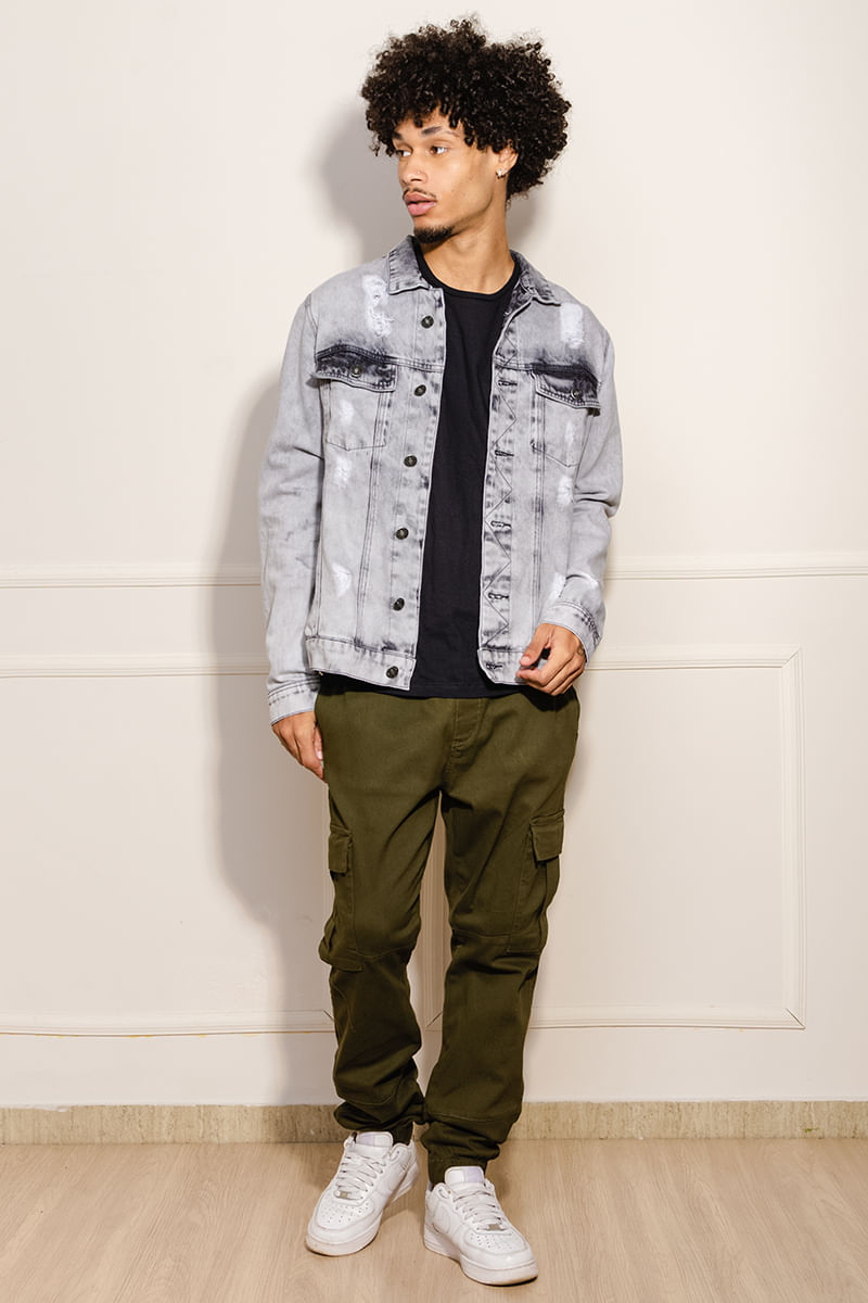 Jaqueta-Masculina-Jeans---Cinza