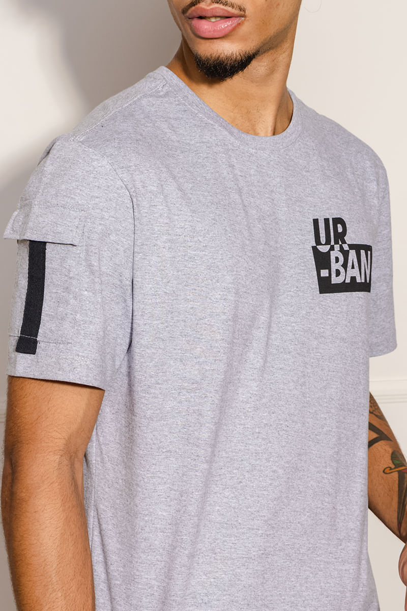 Camiseta-Masculina-Urban----Cinza