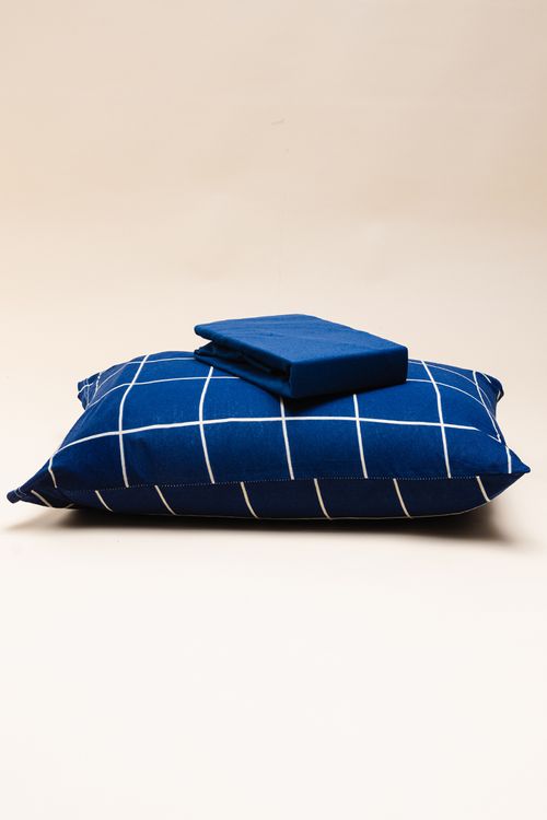 Jogo de Cama Casal Itália - Azul